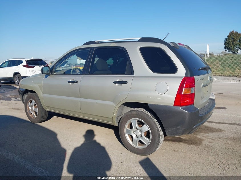 2008 Kia Sportage Lx VIN: KNDJF724387508140 Lot: 43591916