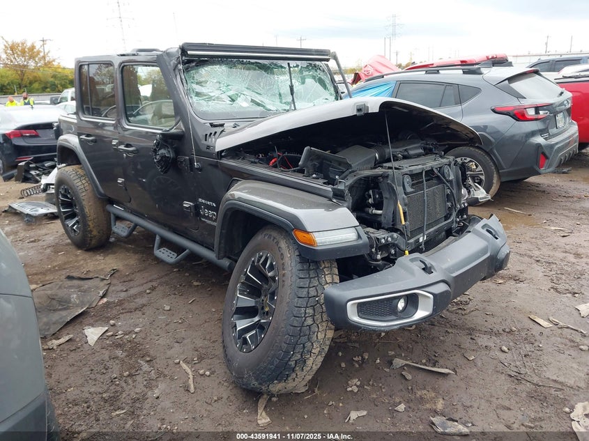 2020 JEEP WRANGLER UNLIMITED SAHARA 4X4 - 1C4HJXEG4LW194077
