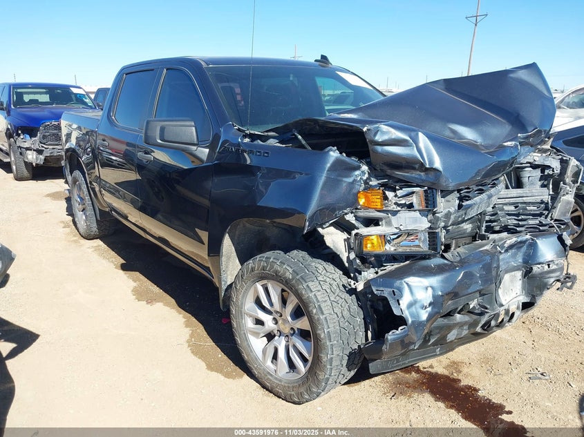 2021 CHEVROLET SILVERADO 1500 2WD  SHORT BED CUSTOM - 1GCPWBEK0MZ282984