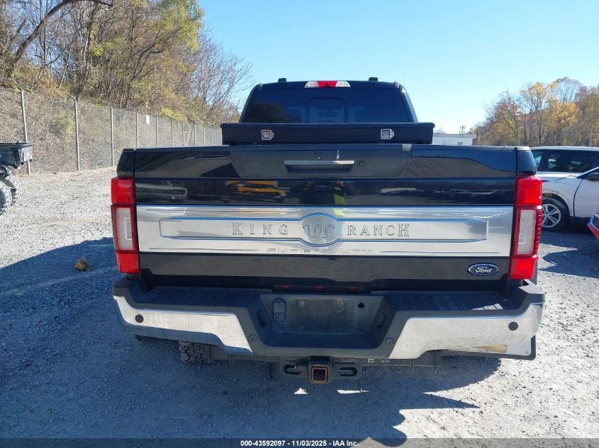 2020 Ford F-350 King Ranch VIN: 1FT8W3DT9LEE25912 Lot: 43592097