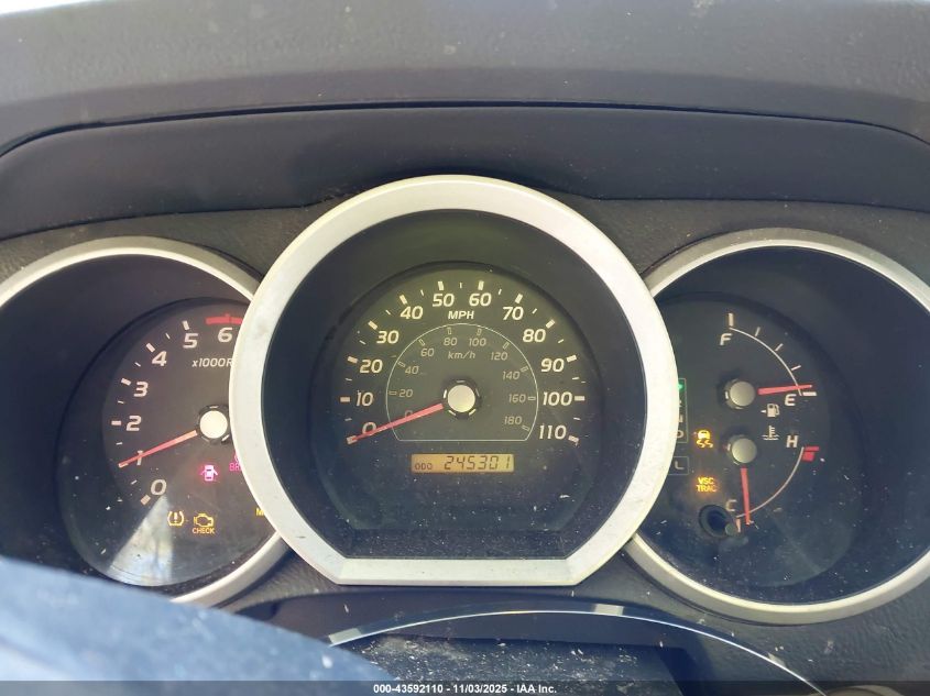 2007 Toyota 4Runner Sr5 V6 VIN: JTEZU14R070094672 Lot: 43592110