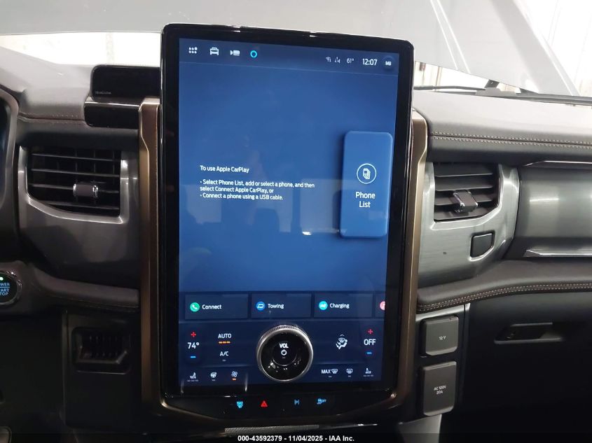 2023 Ford F-150 Lightning Lariat VIN: 1FTVW1EL2PWG18330 Lot: 43592379