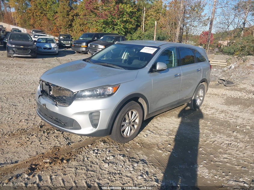 Vin: 5xypg4a33kg577595, lot: 44087505, kia sorento 2.4l l 20192