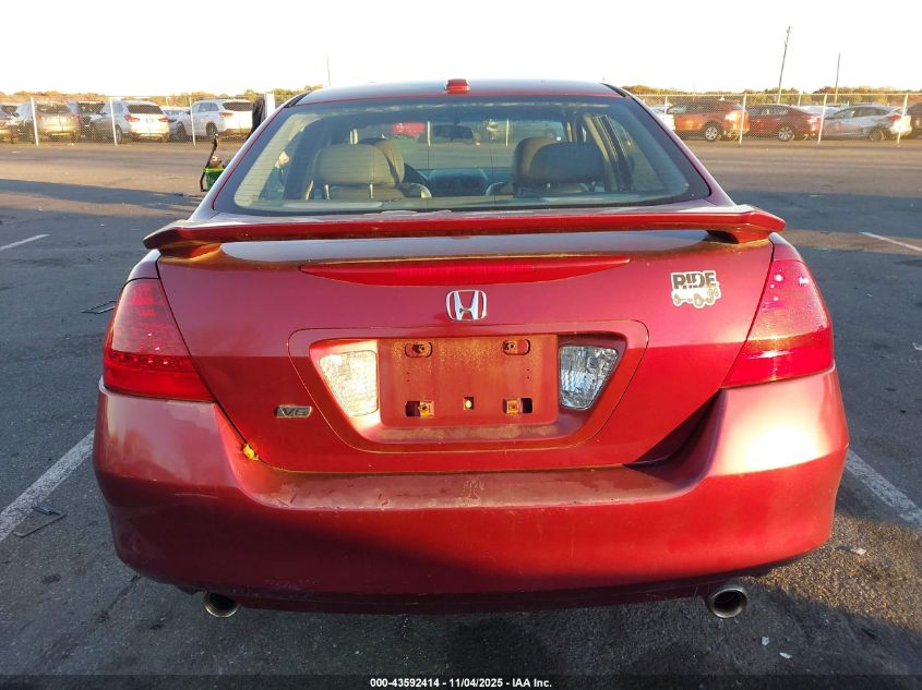 2006 Honda Accord 3.0 Ex VIN: 1HGCM66556A058682 Lot: 43592414