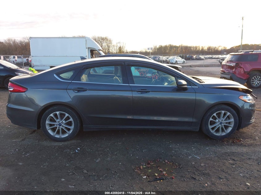 2019 Ford Fusion Se VIN: 3FA6P0H77KR210031 Lot: 43592418