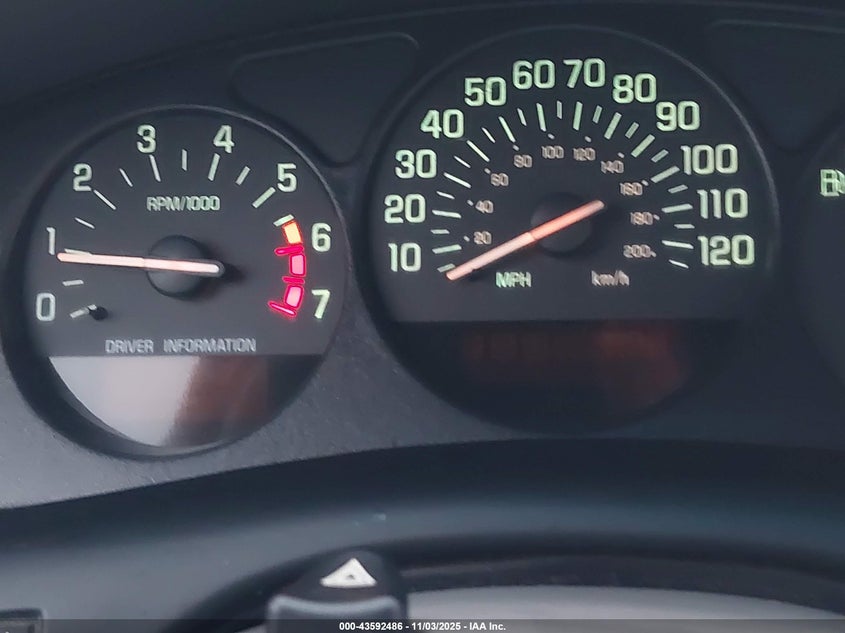 2000 Buick Regal Gs VIN: 2G4WF5516Y1123546 Lot: 43592486