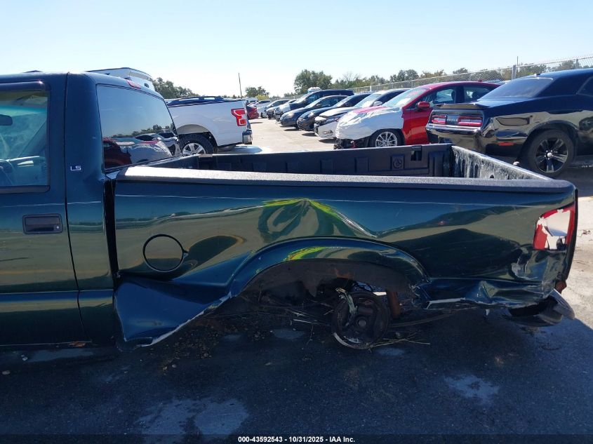 2002 Chevrolet S-10 Ls VIN: 1GCCS145628101373 Lot: 43592543