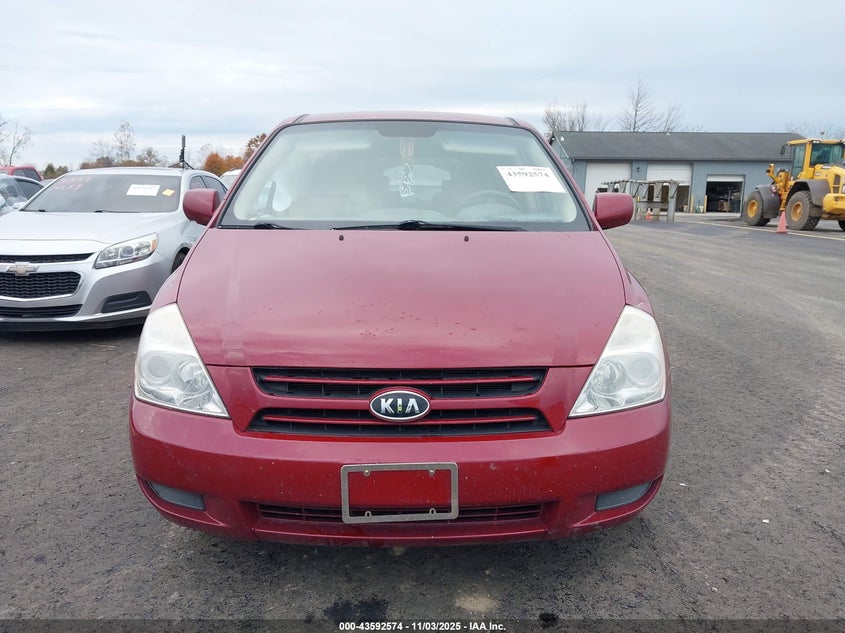 2006 Kia Sedona Ex/Lx VIN: KNDMB233766057203 Lot: 43592574