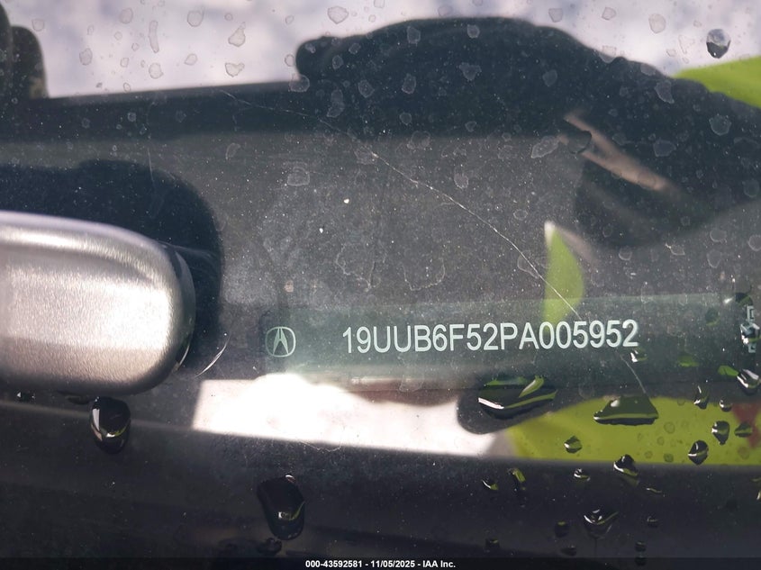 2023 Acura Tlx A-Spec Package VIN: 19UUB6F52PA005952 Lot: 43592581