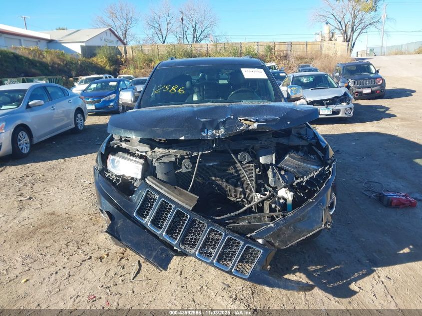 2014 Jeep Grand Cherokee Overland VIN: 1C4RJFCG1EC272983 Lot: 43592586