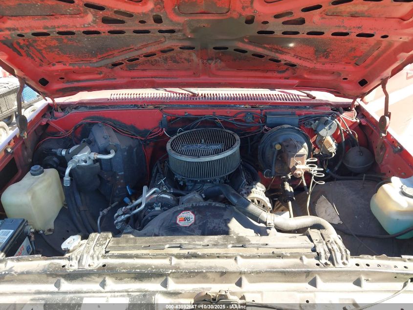 1986 Chevrolet C20 VIN: 1GCGC24M6GF448555 Lot: 43592647