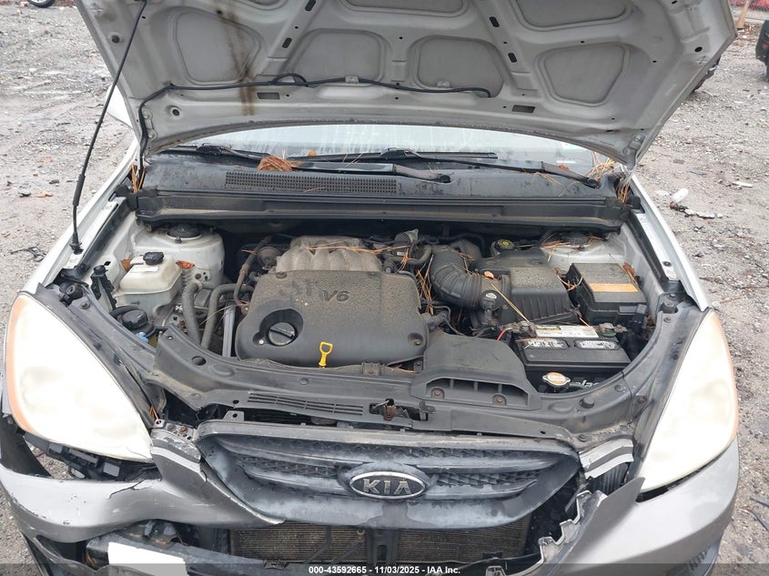 2008 Kia Rondo Lx V6 VIN: KNAFG526387136756 Lot: 43592665