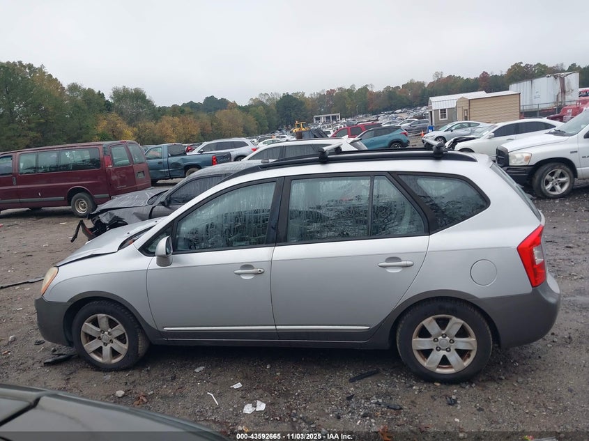 2008 Kia Rondo Lx V6 VIN: KNAFG526387136756 Lot: 43592665