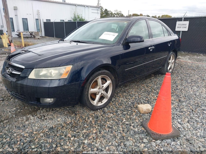 5NPEU46F57H184247 2007 HYUNDAI SONATA photo no. 2