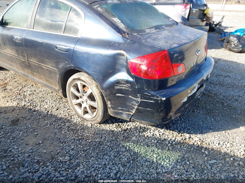 2005 Infiniti G35X VIN: JNKCV51F25M304735 Lot: 43592840