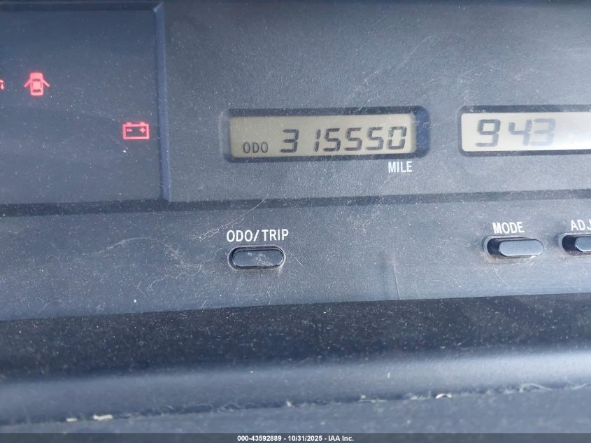 2000 Toyota Avalon Xl VIN: 4T1BF28B9YU068144 Lot: 43592889