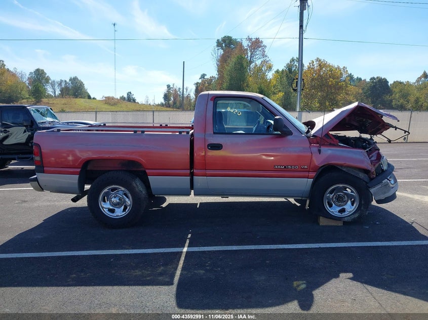 1998 Dodge Ram 1500 St/Ws VIN: 1B7HC16X1WS580568 Lot: 43592991