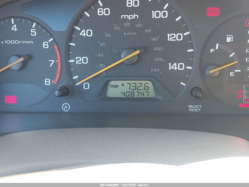 2000 Honda Accord 3.0 Ex VIN: 1HGCG1655YA049056 Lot: 43592996