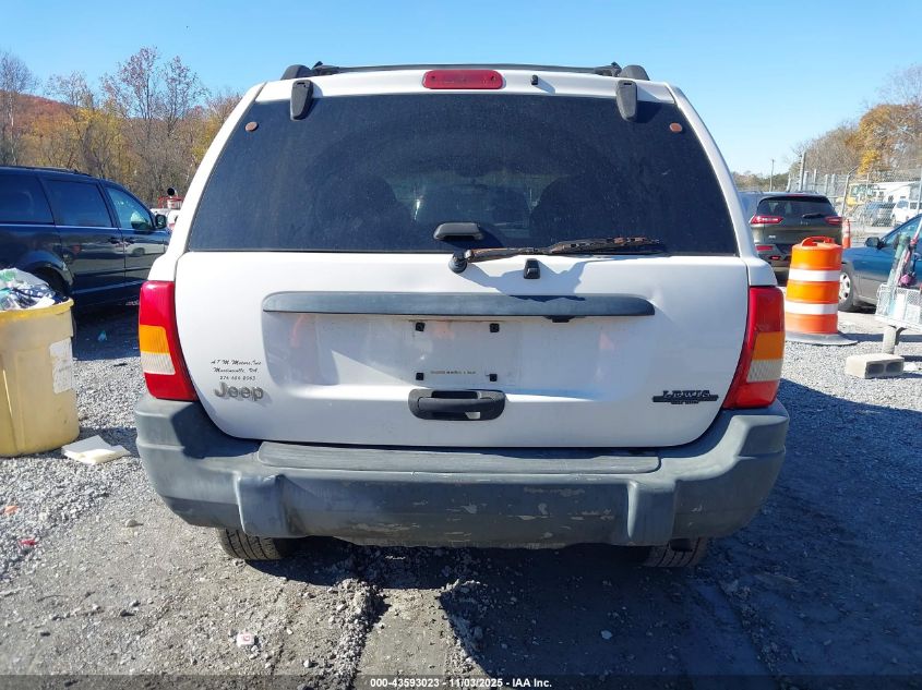 2000 Jeep Grand Cherokee Laredo VIN: 1J4GW48S4YC286840 Lot: 43593023