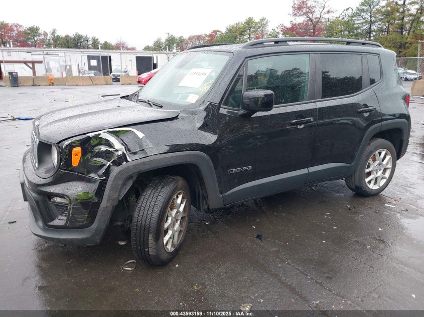 2021 Jeep Renegade Latitude 4X4 VIN: ZACNJDBB4MPM72496 Lot: 43593159