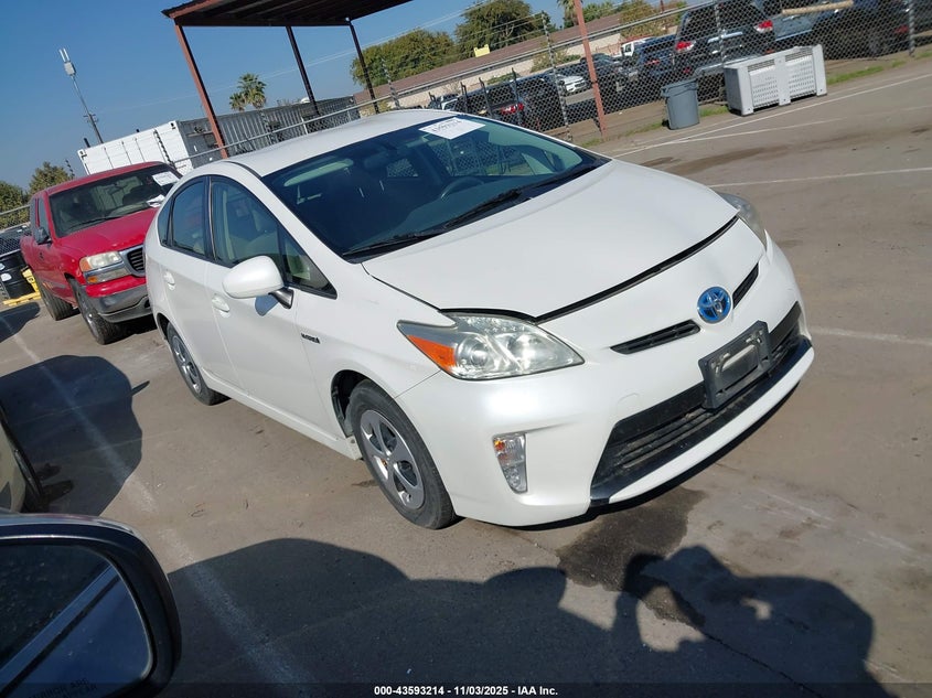 2013 TOYOTA PRIUS THREE - JTDKN3DU6D0351493