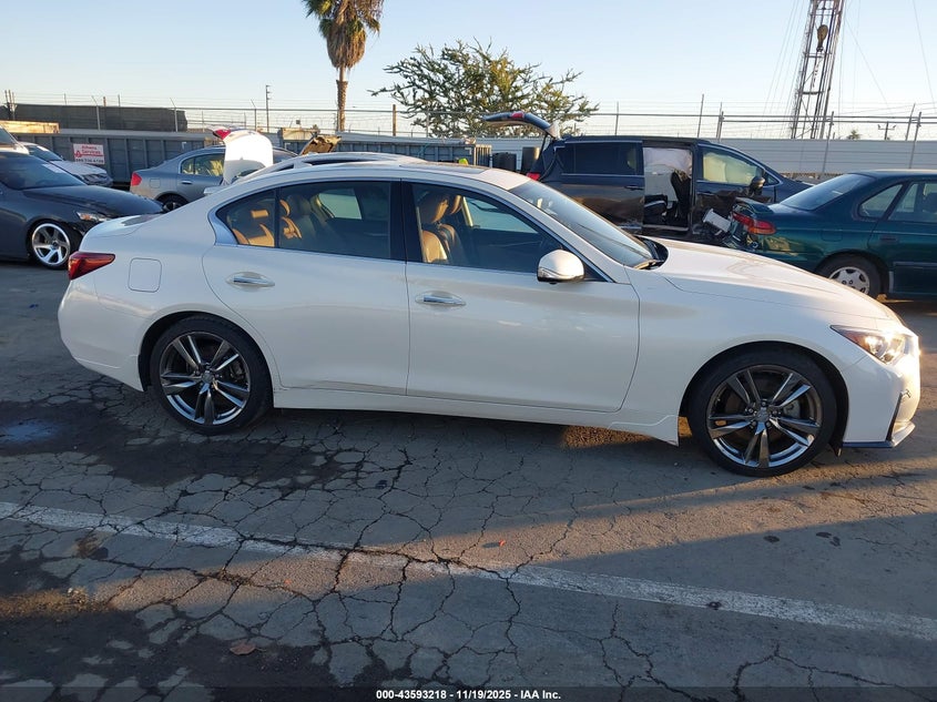 2021 Infiniti Q50 Luxe VIN: JN1EV7BP5MM704450 Lot: 43593218