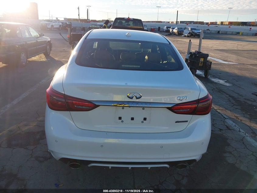 2021 Infiniti Q50 Luxe VIN: JN1EV7BP5MM704450 Lot: 43593218