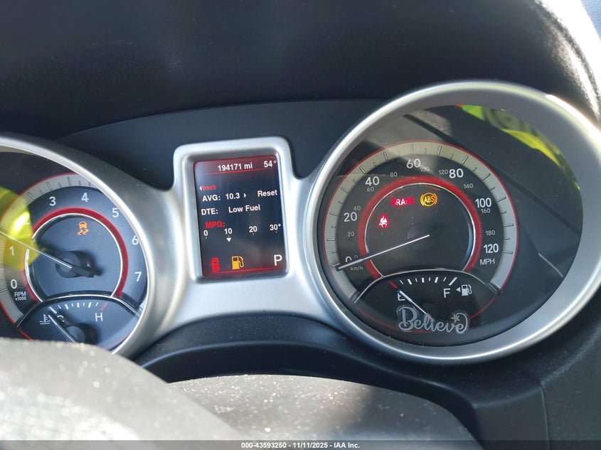 2013 Dodge Journey American Value Pkg VIN: 3C4PDCAB8DT575878 Lot: 43593250