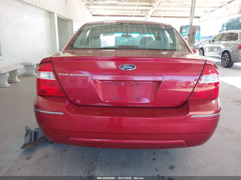 2006 Ford Five Hundred Se VIN: 1FAFP23116G149271 Lot: 43593264