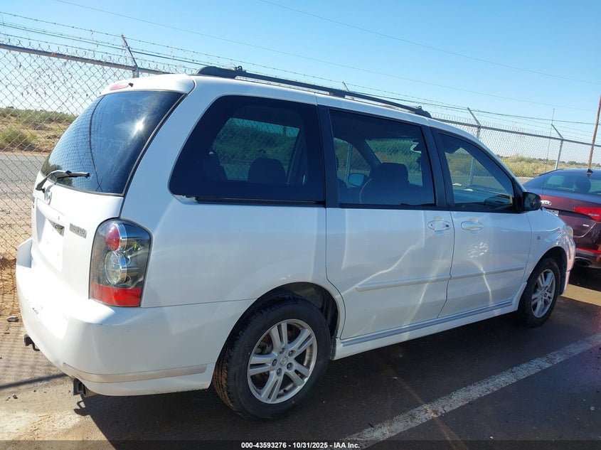2004 Mazda Mpv Lx VIN: JM3LW28J940516309 Lot: 43593276