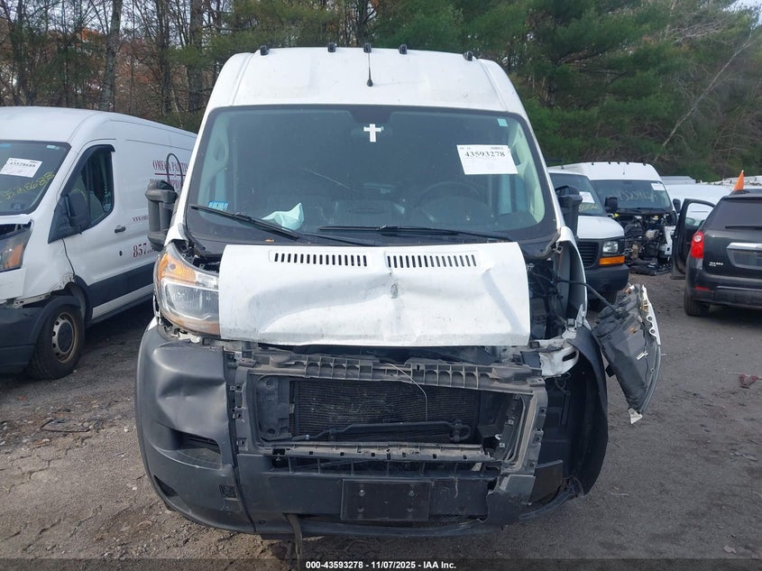 2021 Ram Promaster 2500 High Roof 159 Wb VIN: 3C6LRVDGXME590798 Lot: 43593278