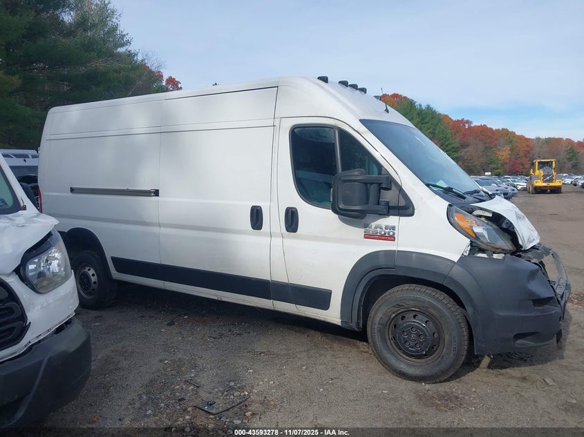 2021 Ram Promaster 2500 High Roof 159 Wb VIN: 3C6LRVDGXME590798 Lot: 43593278