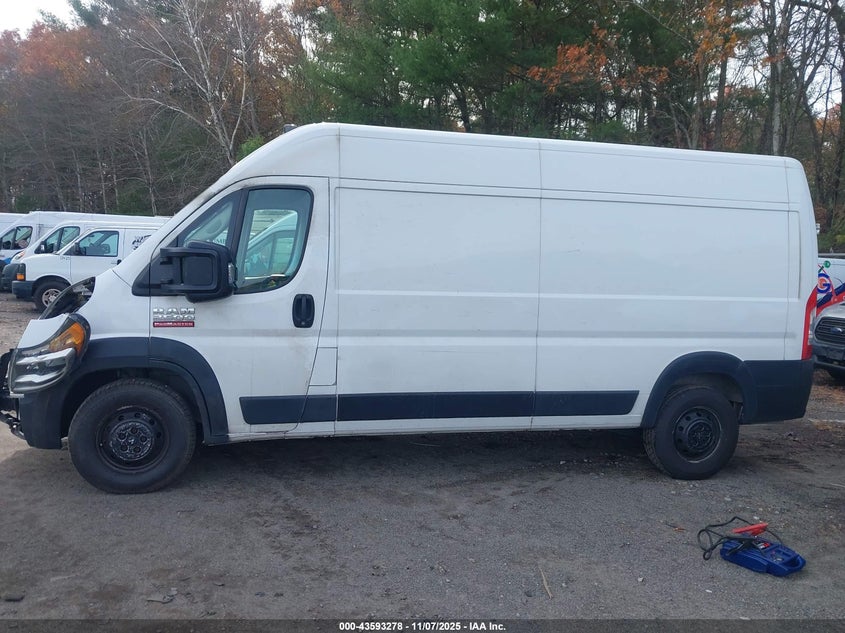 2021 Ram Promaster 2500 High Roof 159 Wb VIN: 3C6LRVDGXME590798 Lot: 43593278