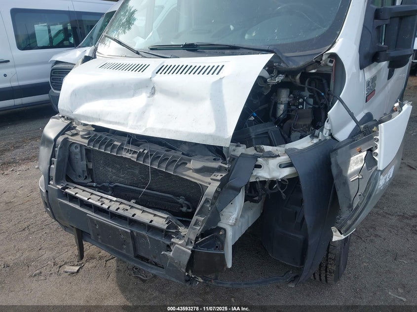 2021 Ram Promaster 2500 High Roof 159 Wb VIN: 3C6LRVDGXME590798 Lot: 43593278