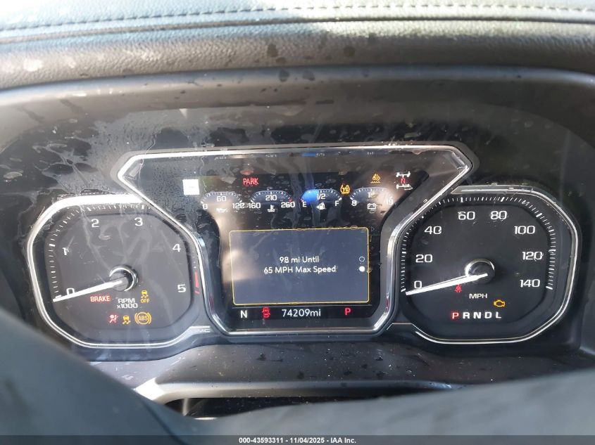 2020 GMC Sierra 3500Hd 4Wd Standard Bed Denali VIN: 1GT49WEY0LF327315 Lot: 43593311