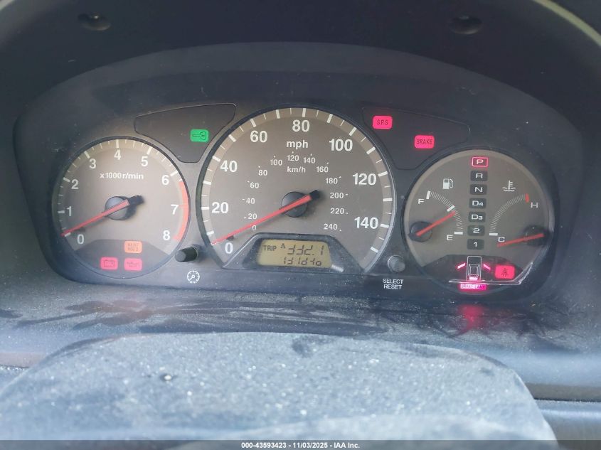 2002 Honda Accord 2.3 Lx VIN: 1HGCG32462A010864 Lot: 43593423