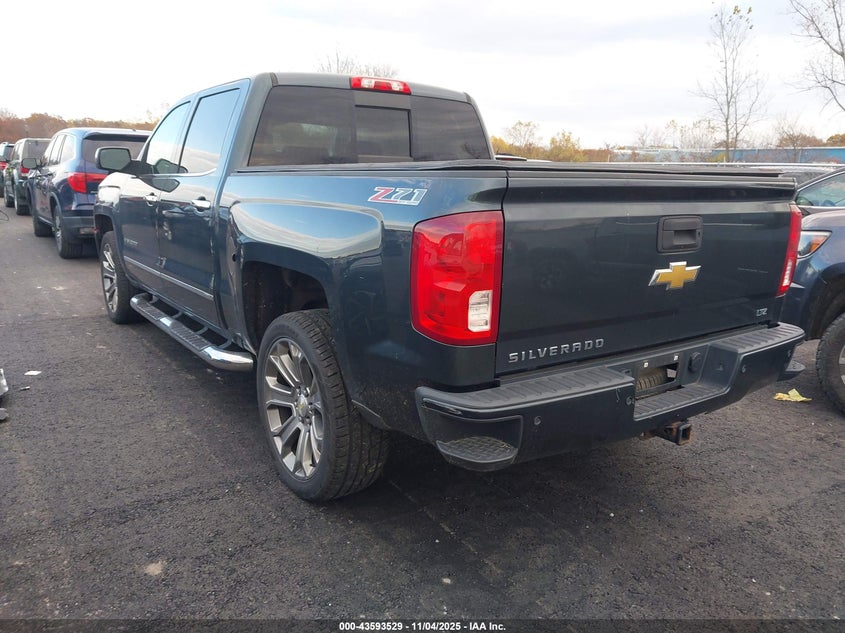 2017 CHEVROLET SILVERADO 1500 2LZ 3GCUKSECXHG333338