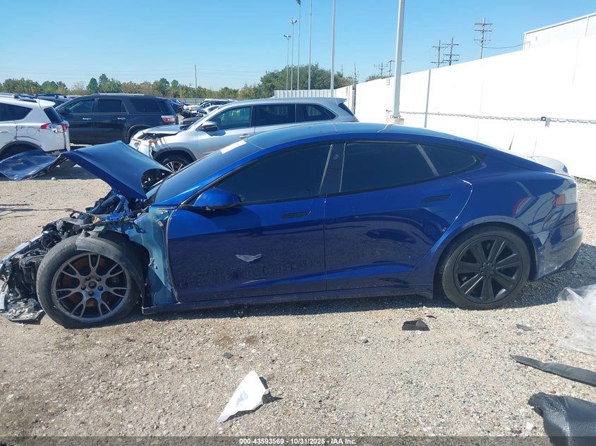 2021 Tesla Model S Long Range Dual Motor All-Wheel Drive VIN: 5YJSA1E56MF429568 Lot: 43593569