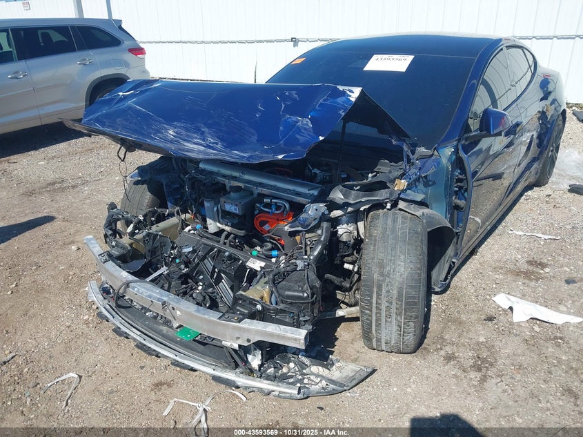 2021 Tesla Model S Long Range Dual Motor All-Wheel Drive VIN: 5YJSA1E56MF429568 Lot: 43593569