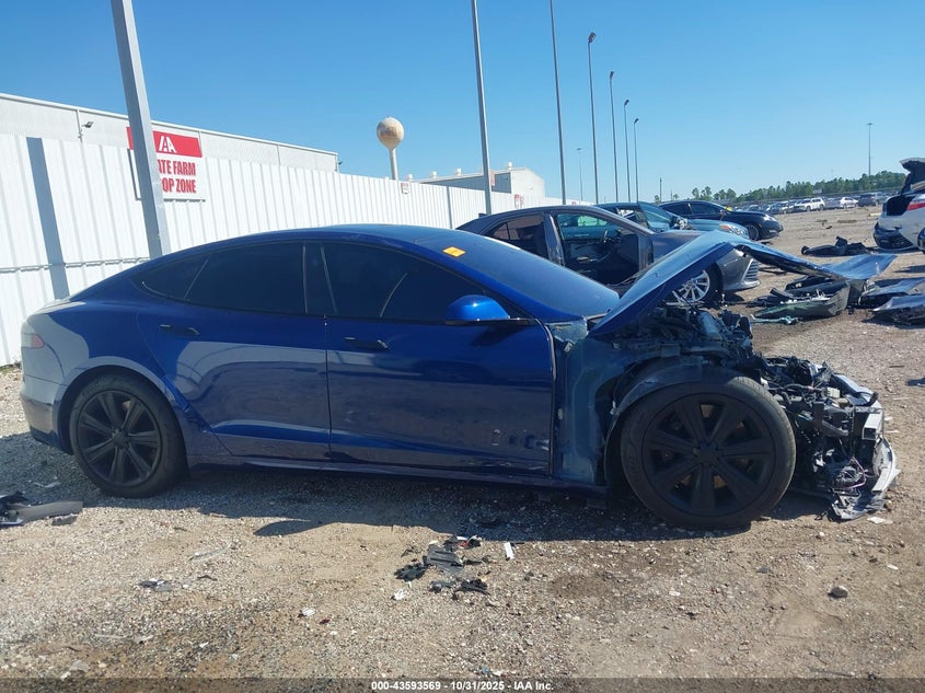2021 Tesla Model S Long Range Dual Motor All-Wheel Drive VIN: 5YJSA1E56MF429568 Lot: 43593569