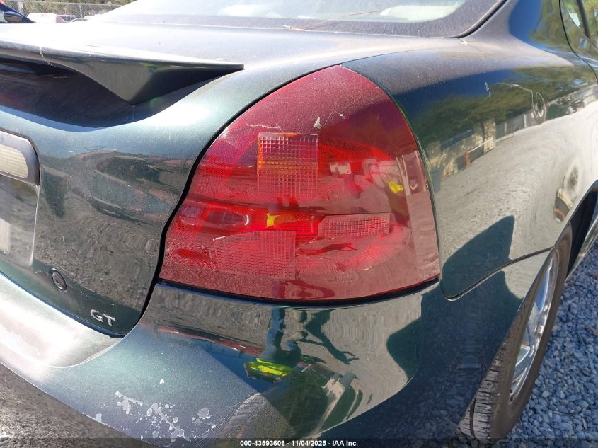 2004 Pontiac Grand Prix Gt2 VIN: 2G2WS522941148839 Lot: 43593606