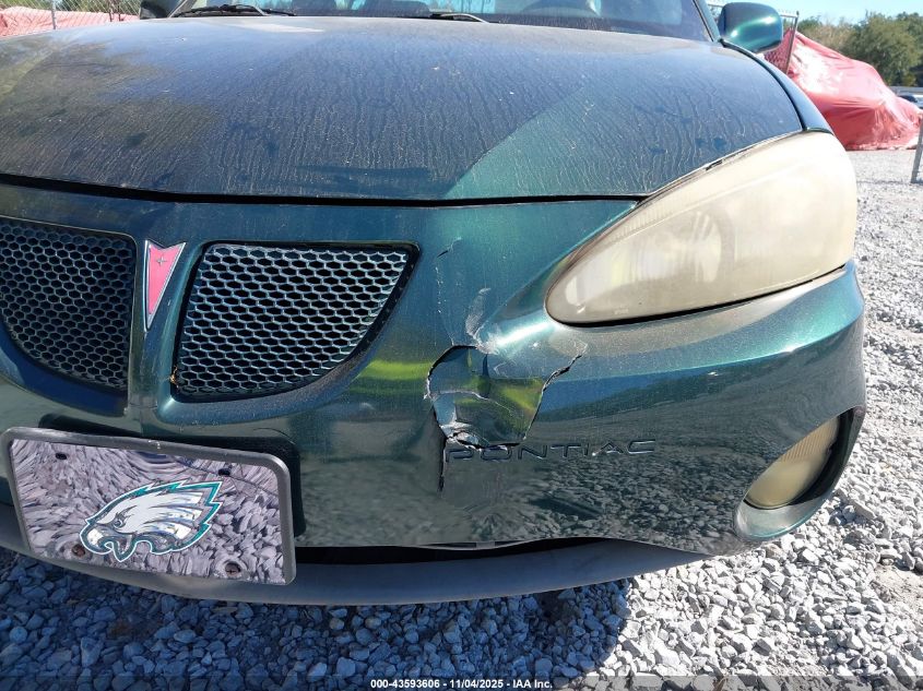 2004 Pontiac Grand Prix Gt2 VIN: 2G2WS522941148839 Lot: 43593606