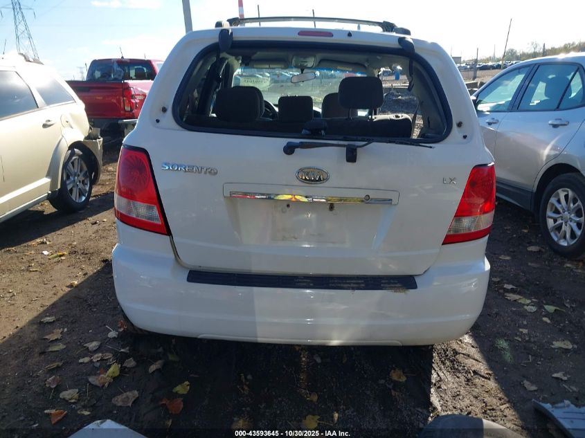 2006 Kia Sorento Ex/Lx VIN: KNDJC733865585867 Lot: 43593645