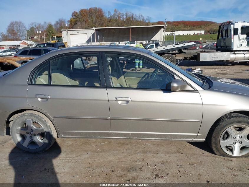 2005 Honda Civic Ex VIN: 2HGES26765H591956 Lot: 43593652