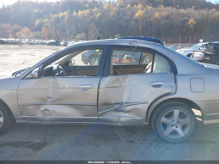 2005 Honda Civic Ex VIN: 2HGES26765H591956 Lot: 43593652