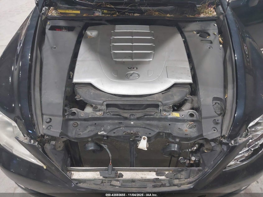 2009 Lexus Ls 460 VIN: JTHCL46F995004313 Lot: 43593655