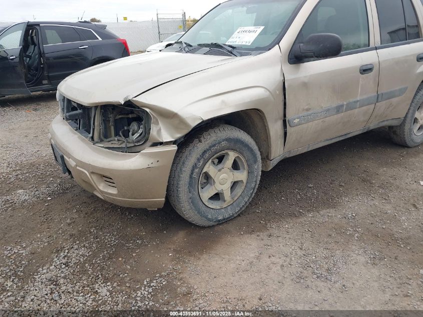 2004 Chevrolet Trailblazer Ls VIN: 1GNDT13S642444660 Lot: 43593691