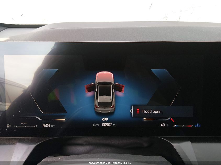 2025 BMW X3 30 xDrive VIN: 5UX53GP05S9116612 Lot: 43593700