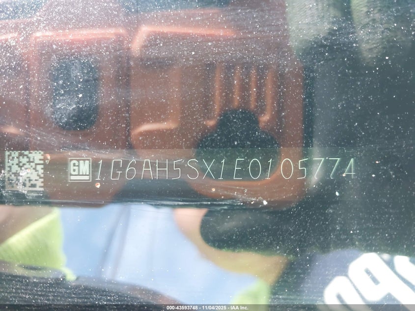 2014 CADILLAC ATS LUXURY - 1G6AH5SX1E0105774