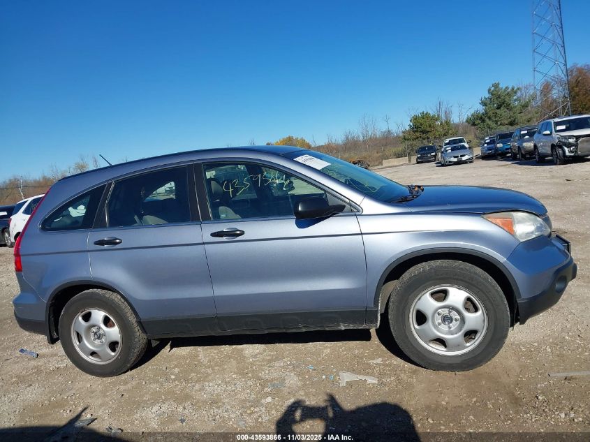 2009 Honda Cr-V Lx VIN: 5J6RE483X9L033723 Lot: 43593866